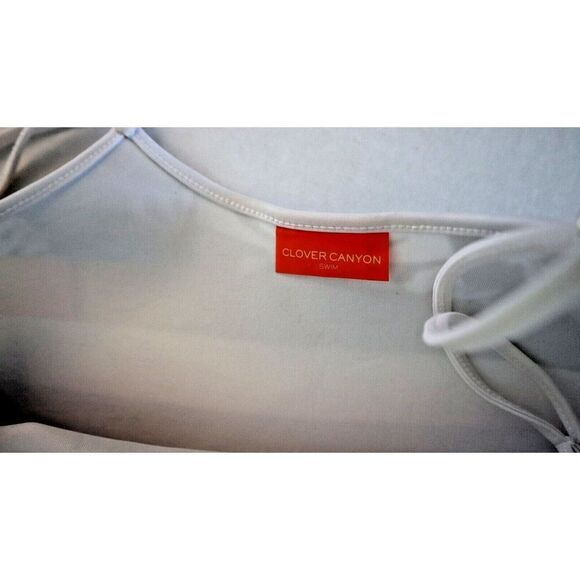 Clover Canyon Women's Sz S Multicolor Floral Side Cutout 1-Pc Bathing Suit $250 - Picture 5 of 5